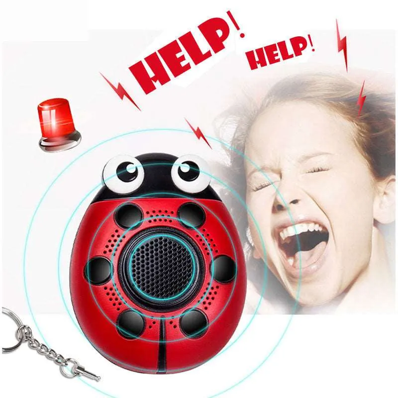 130Db Safety Emergency Alarm Siren with SOS LED Flash Light & HD Battery Speaker for Music Playing