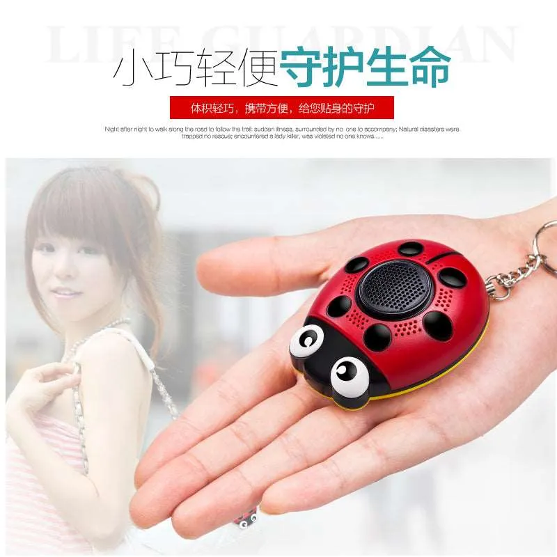 130Db Safety Emergency Alarm Siren with SOS LED Flash Light & HD Battery Speaker for Music Playing