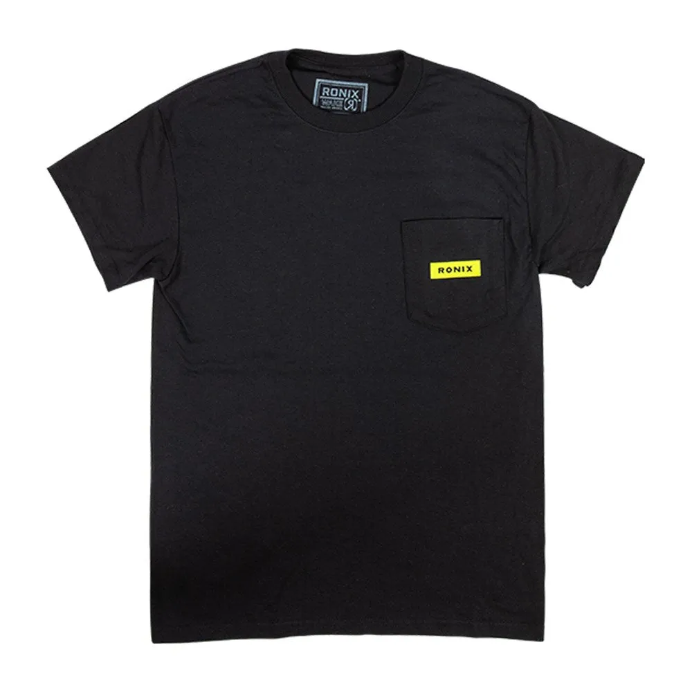 2025 Ronix Megacorp Pocket Tee - Black / Yellow