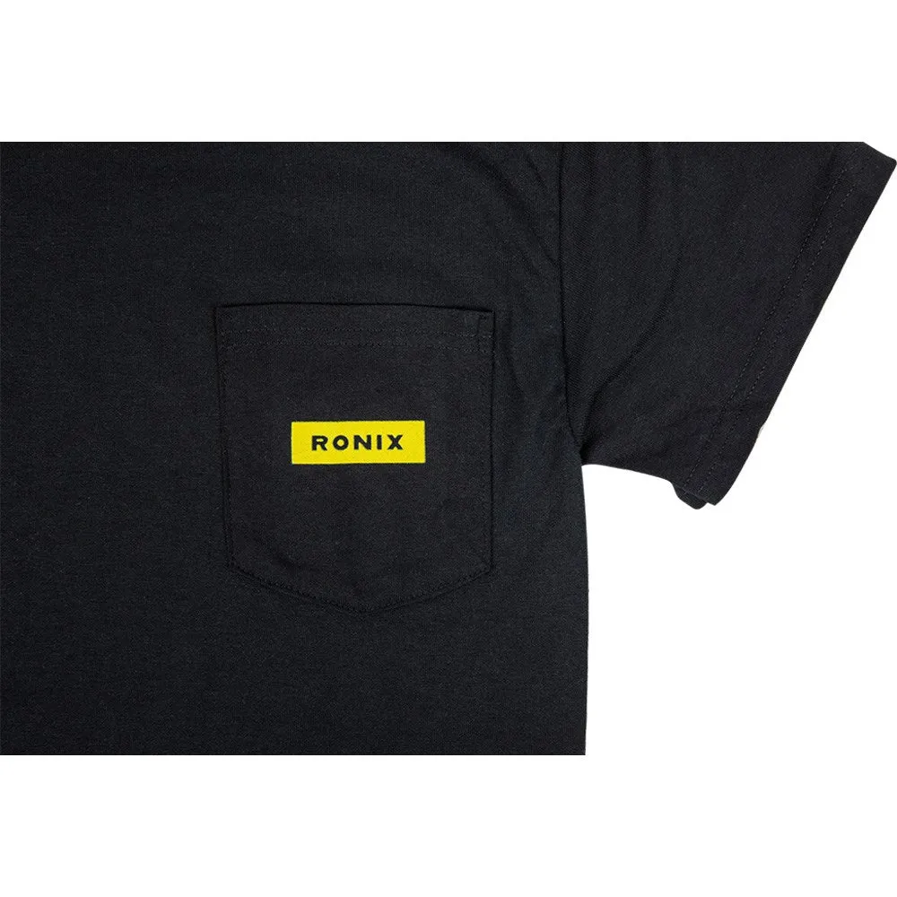 2025 Ronix Megacorp Pocket Tee - Black / Yellow