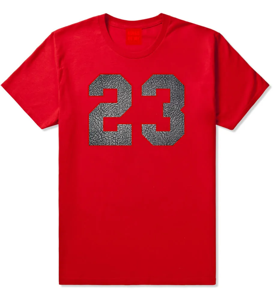 23 Cement Red Jersey T-Shirt