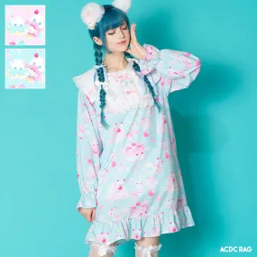 ACDC RAG "Whip Cat" blue dress
