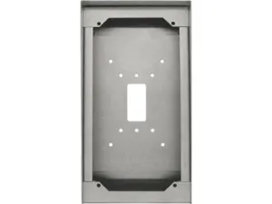 Aiphone SBX-IDVFRA Stainless Steel Surface Mount Box for IX-DF-2RA, IX-SS-(2)RA