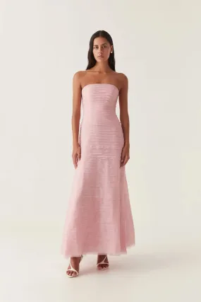 Aje Soundscape Maxi Dress - Chalk Pink
