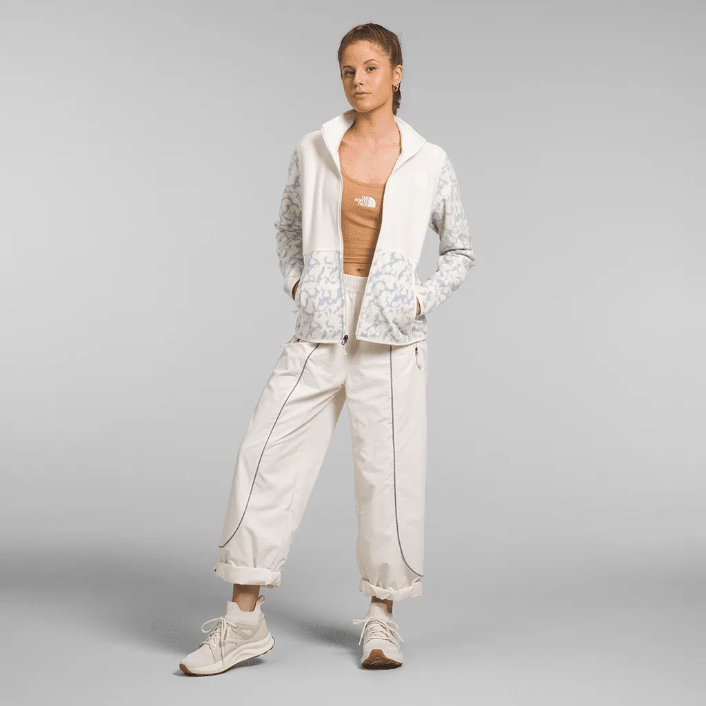 Alpine Polartec® 100 women's fleece - Dusty periwinkle dye / Gardenia white