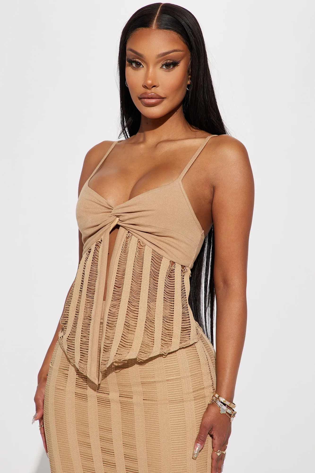 Always On Point Skirt Set - Mocha