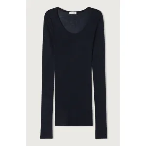 American Vintage Long Sleeve T-shirt - Navy