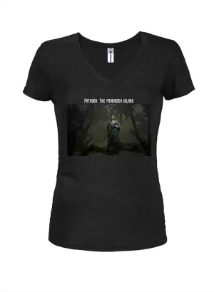 Armed and Ready Juniors V Neck T-Shirt