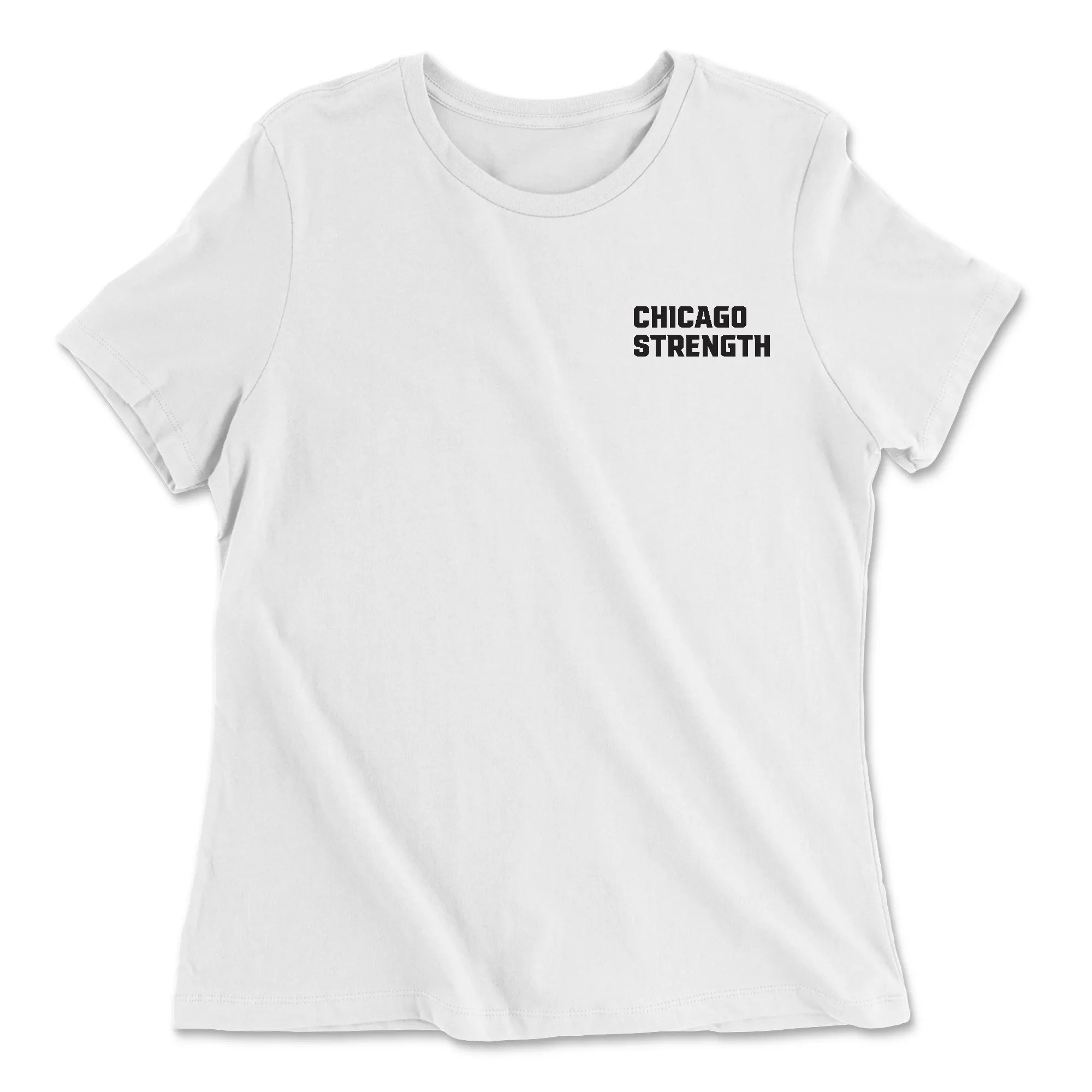 Atlas CrossFit Chicago Strength Womens - Relaxed Jersey T-Shirt