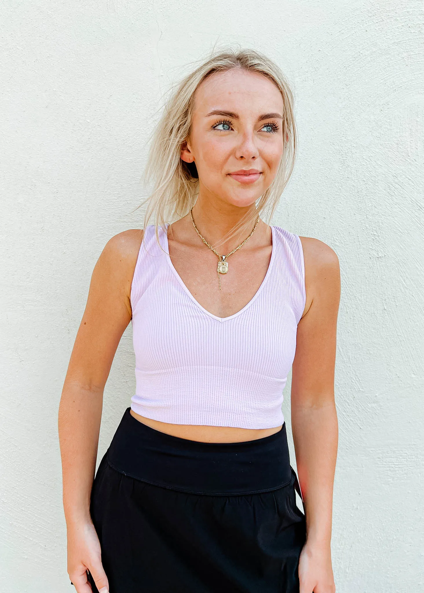 Autumn V Neck Crop Top