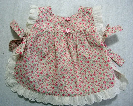 Baby girl pdf sewing pattern ISABELLE BABY SET baby girls top & pants set sizes 3 months to 4 years.