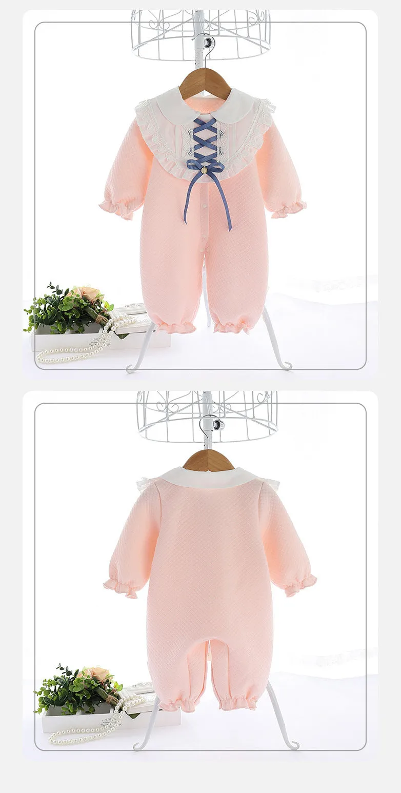 Baby Onesies, Air Cotton Baby Thickened Warm Baby Romper Romper