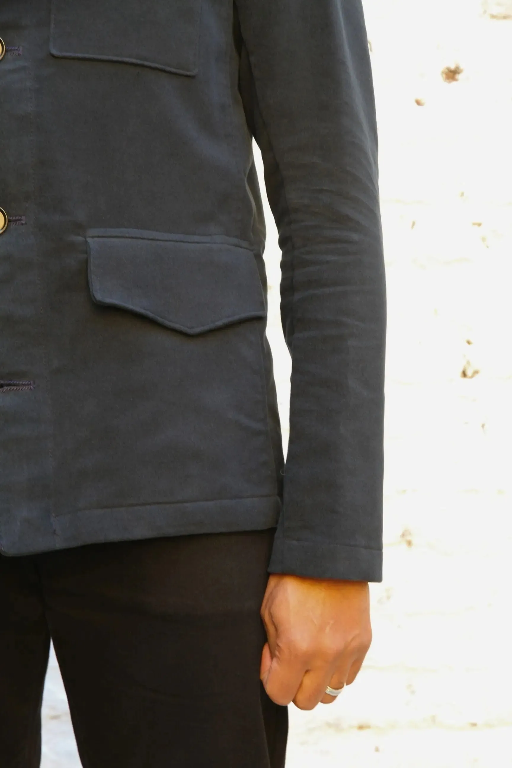 Baker Four Pocket Jacket - New Navy Moleskin