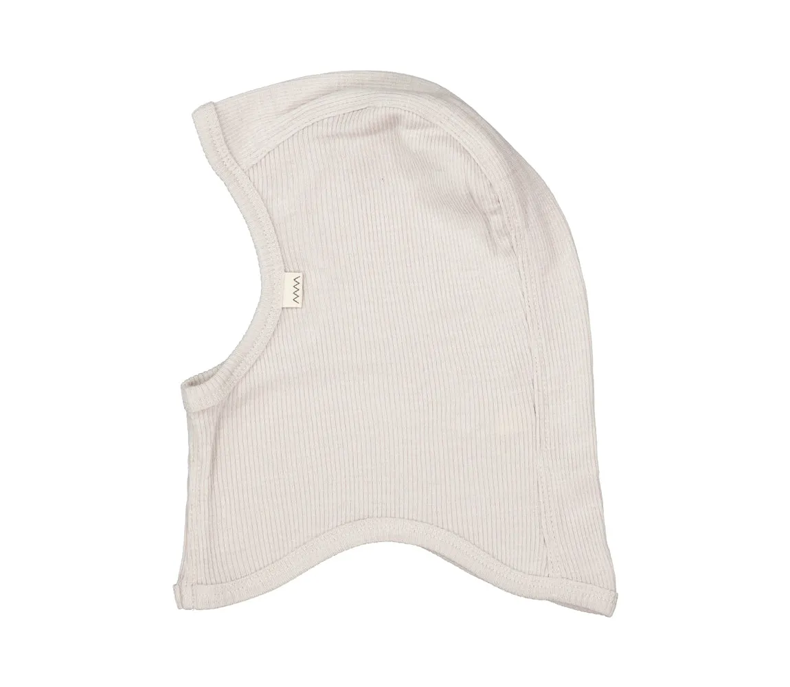 Balaclava, Wool Rib Hat - Pepple