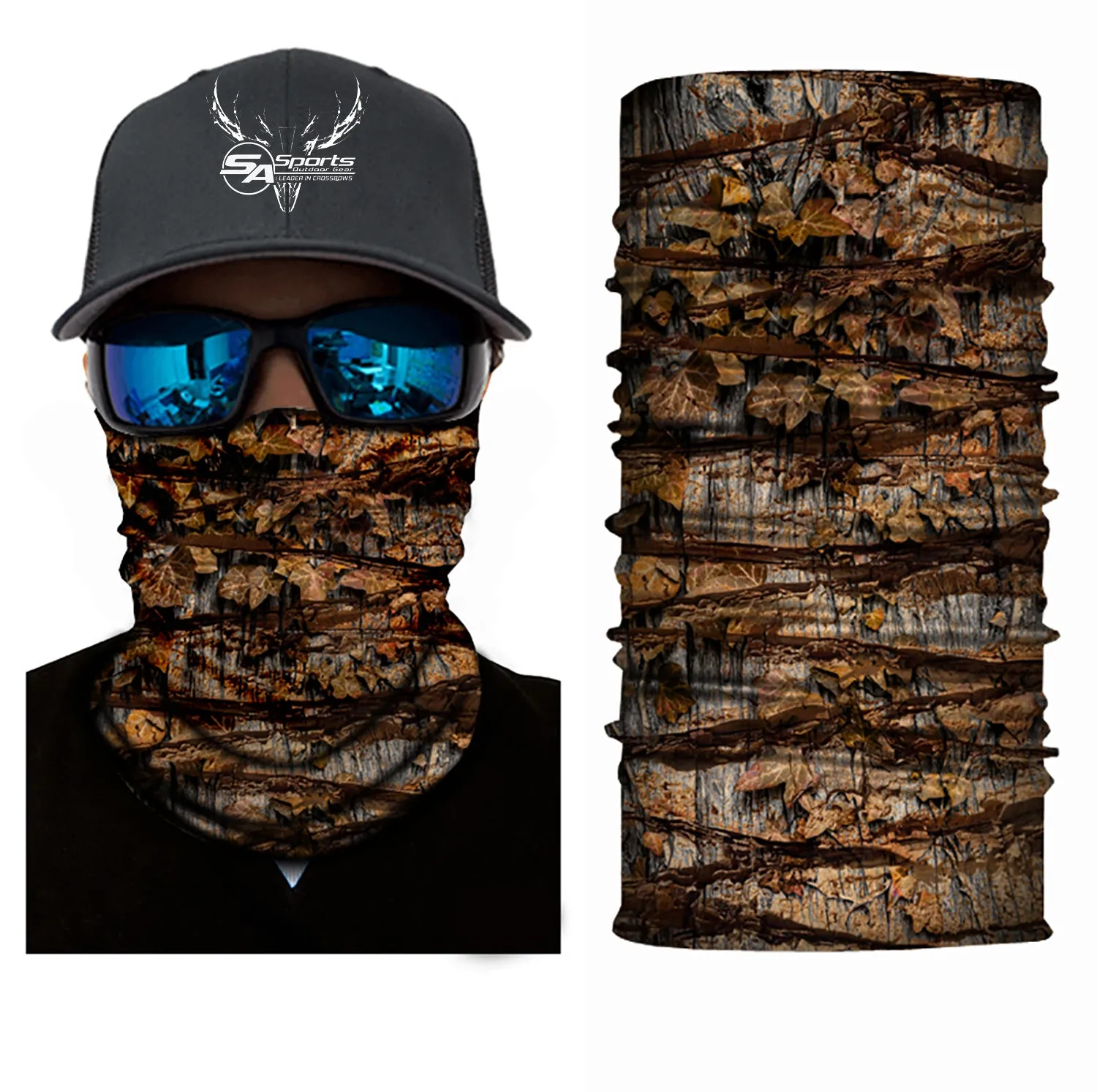 Bandana, Neck Gaiter, Balaclava,  UPF 30 