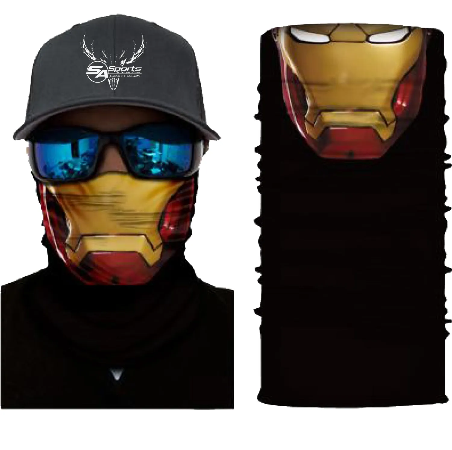 Bandana, Neck Gaiter, Balaclava,  UPF 30 
