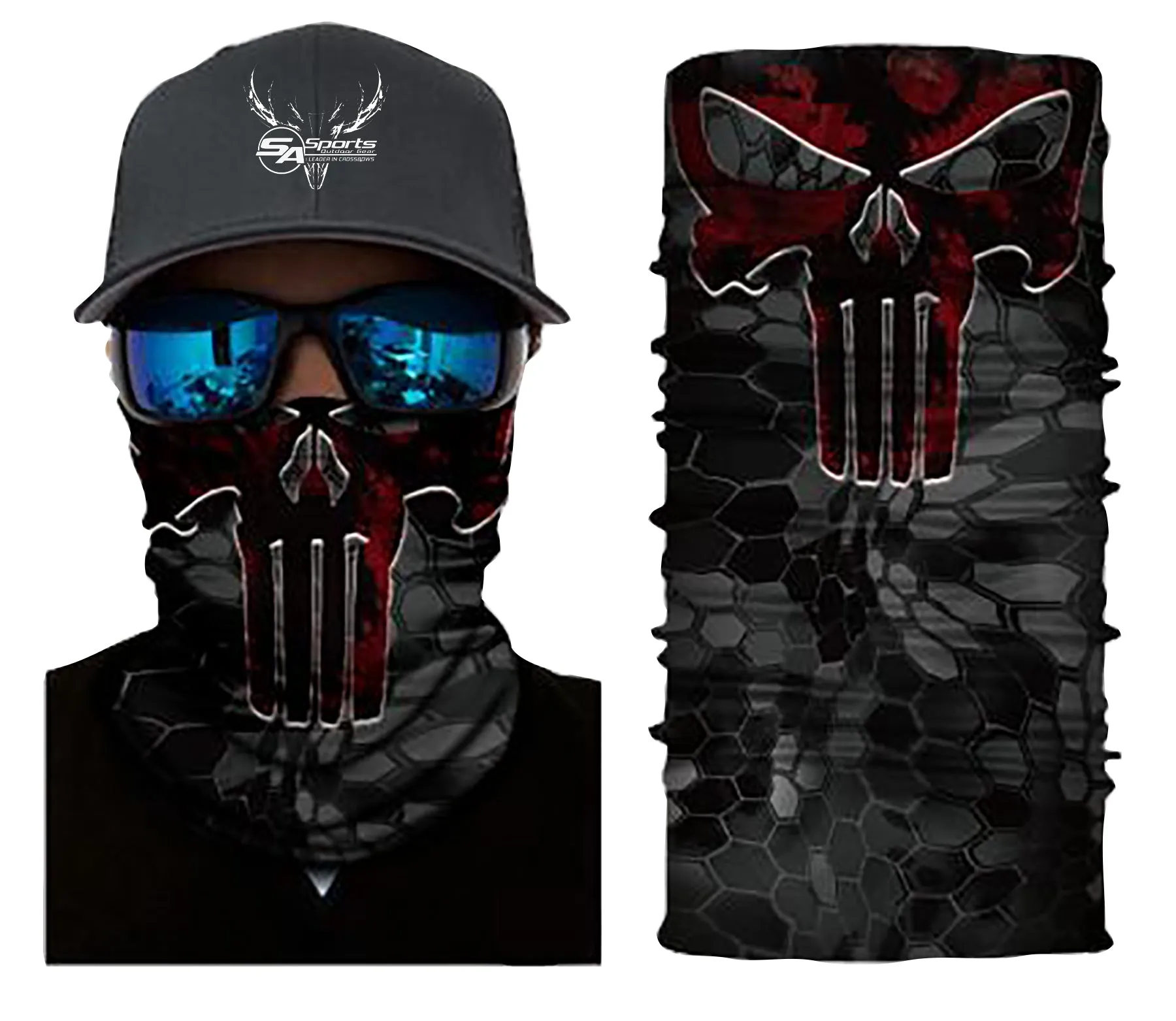 Bandana, Neck Gaiter, Balaclava,  UPF 30 