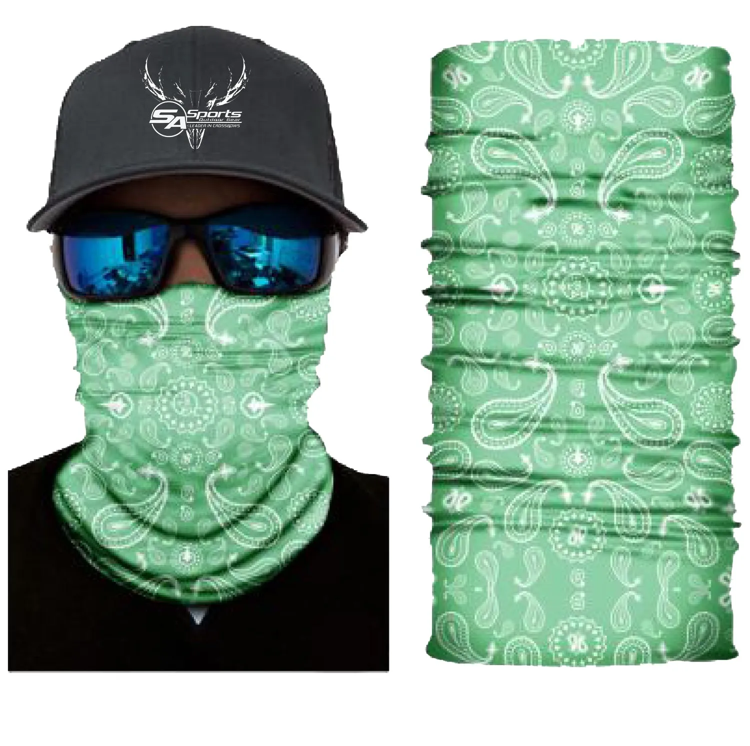Bandana, Neck Gaiter, Balaclava,  UPF 30 