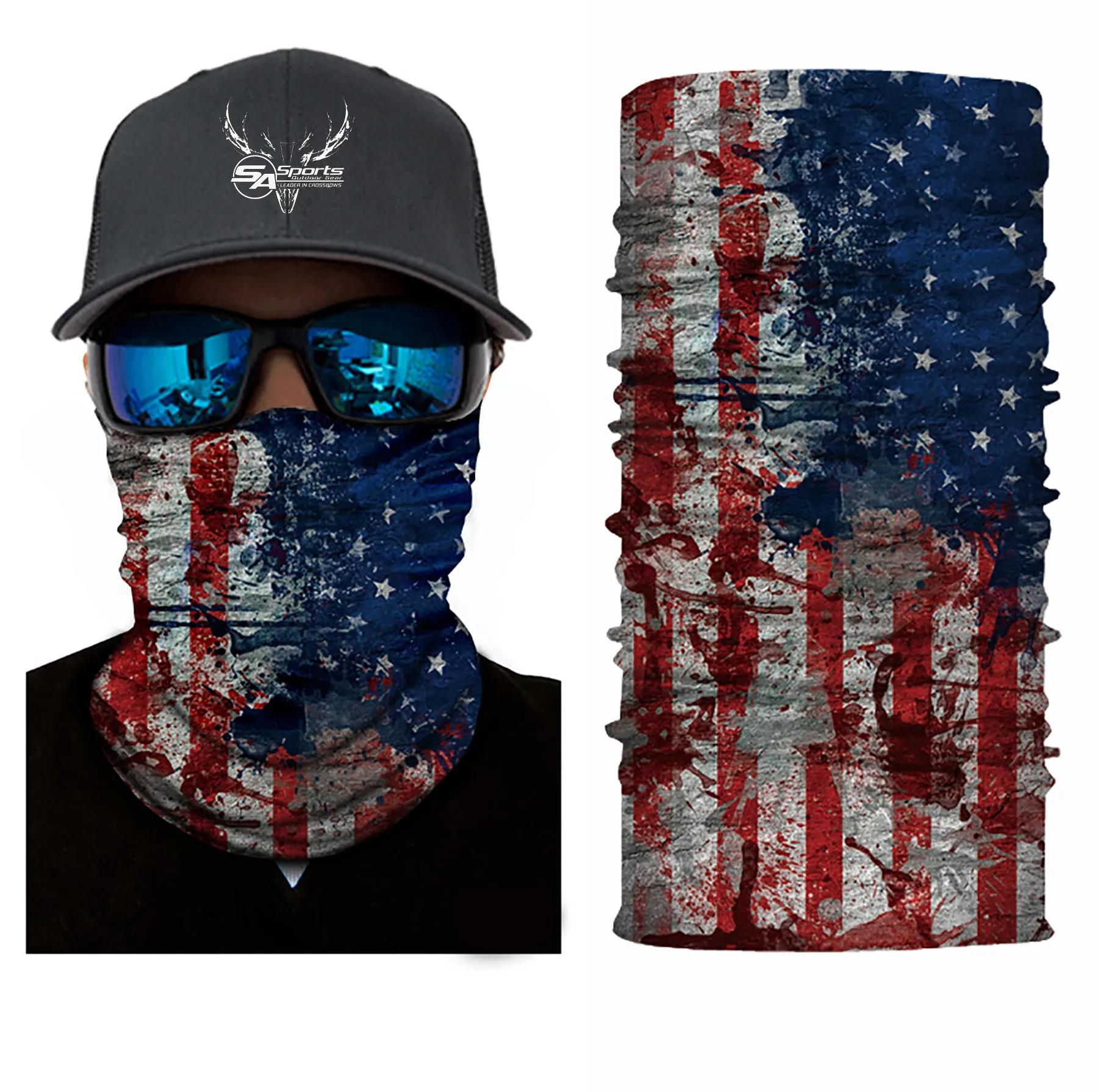 Bandana, Neck Gaiter, Balaclava,  UPF 30 