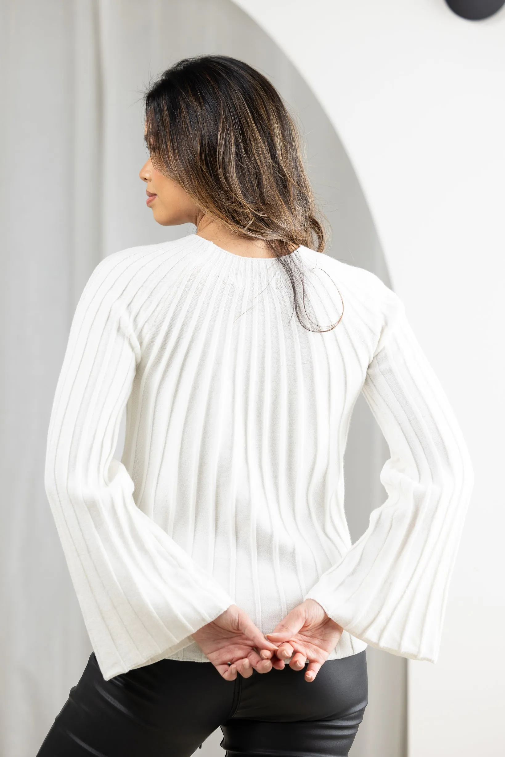Belini Pleated Knit Top