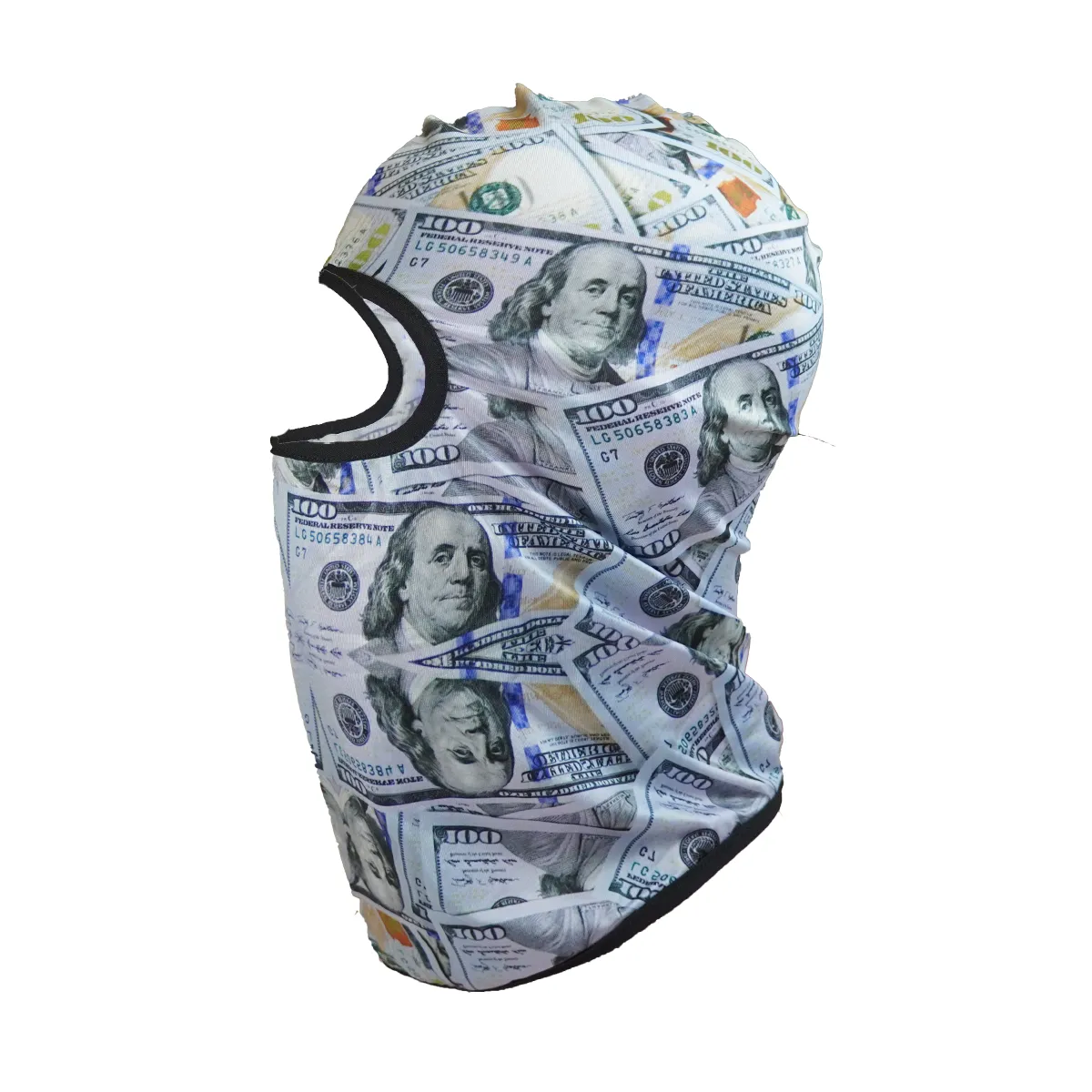 Benjamins' 100's Full Graphic Balaclava Ski mask