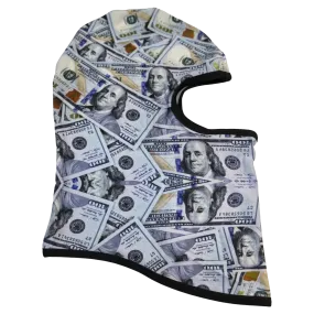 Benjamins' 100's Full Graphic Balaclava Ski mask