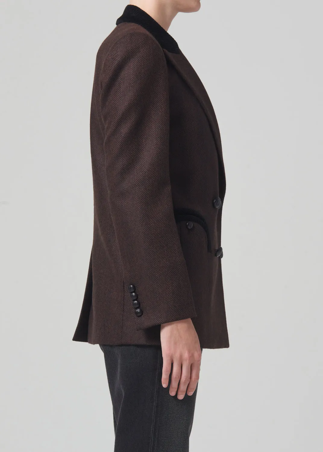 Blazé Milano Everyday Blazer in Cheveyo Brown