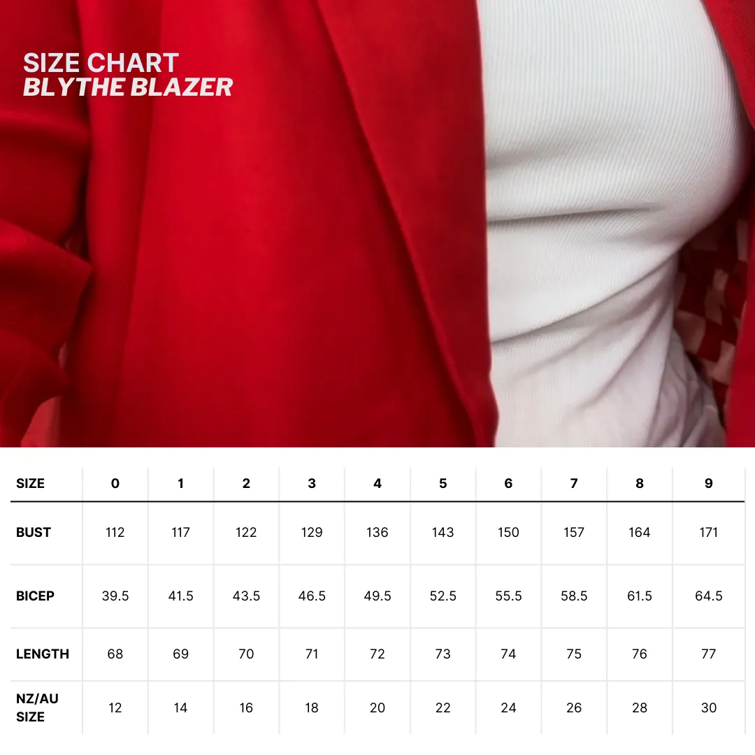 Blythe Blazer - RED