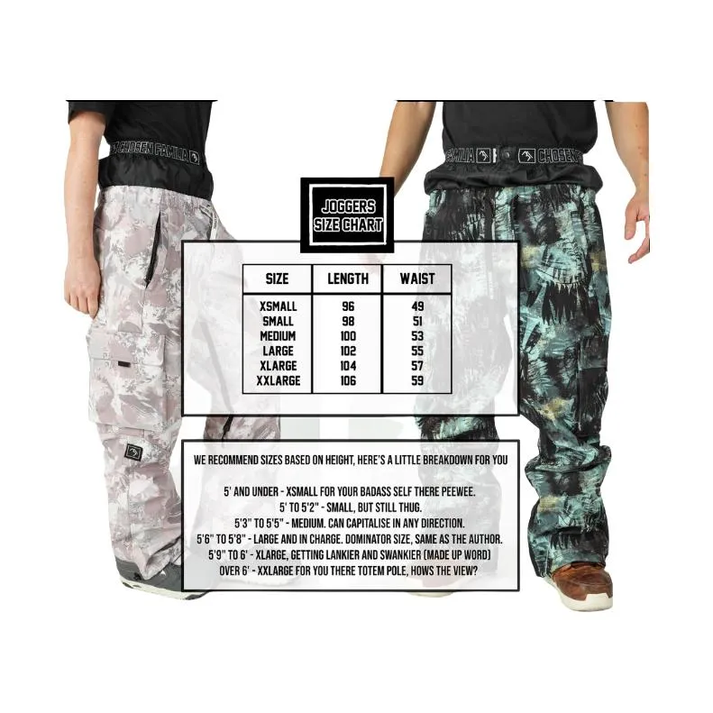 Brethren Softshell Joggers - Jungle Ferns