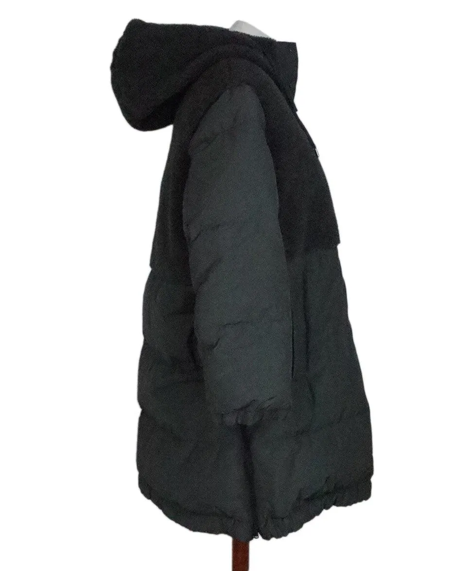 Brunello Cucinelli Oversized Grey Down Coat sz 10