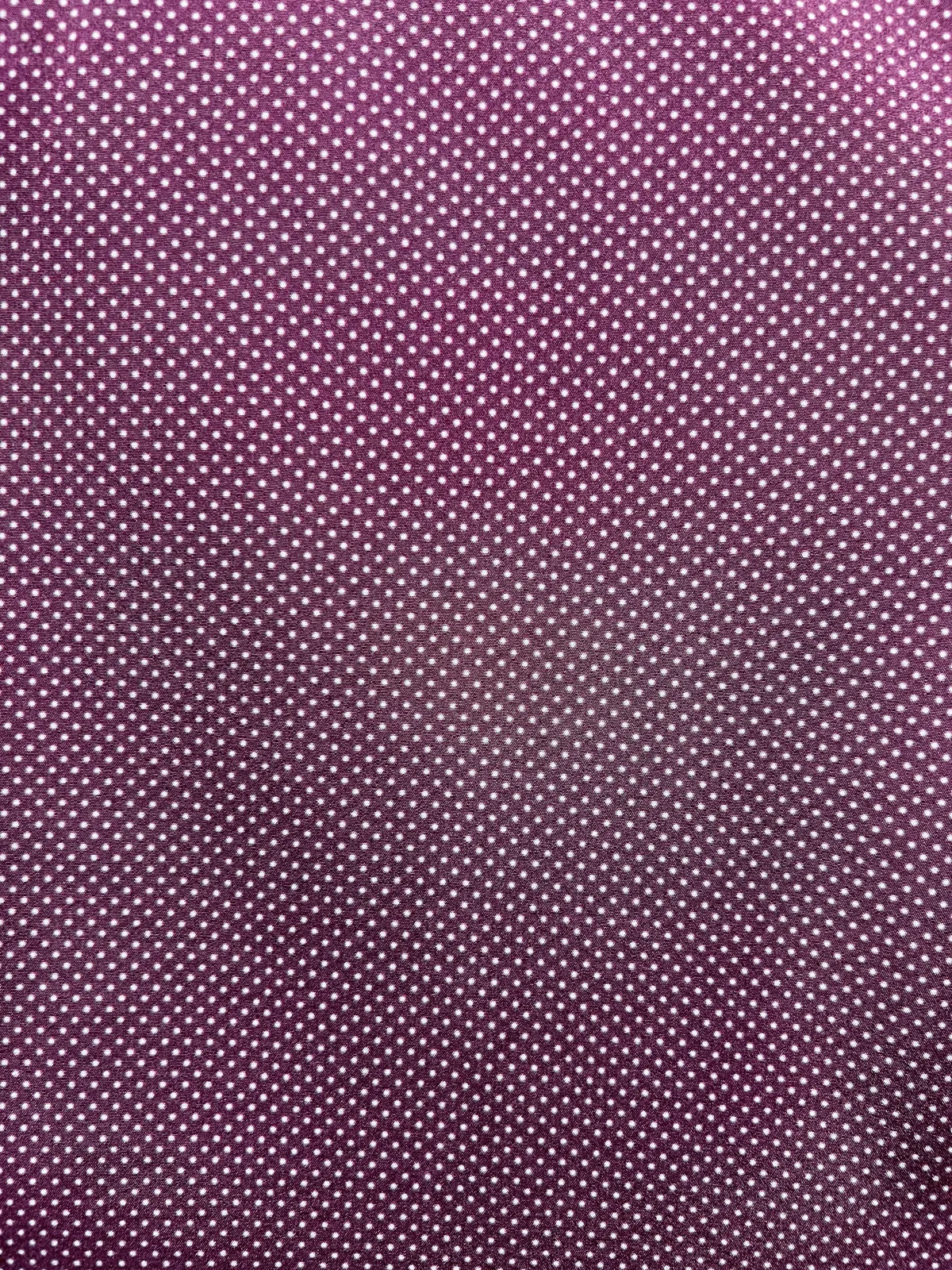 Burgundy Dot Performance Dress Shirt