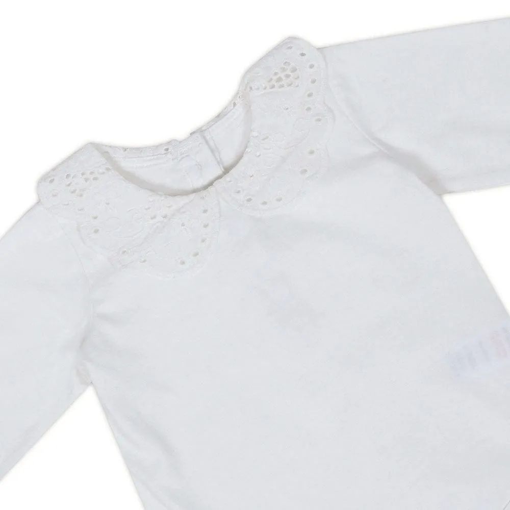 Cassie corduroy onesie with Inner full sleeves tee, 6-24 months