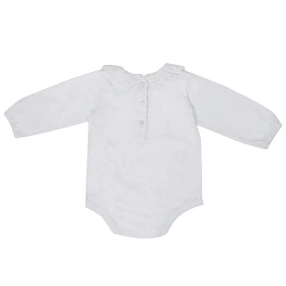 Cassie corduroy onesie with Inner full sleeves tee, 6-24 months