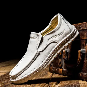 Casual Tough Leather Slip On Shoes