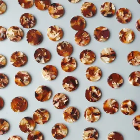 Chai Latte - Pack of 15 - 15mm Shirting Buttons