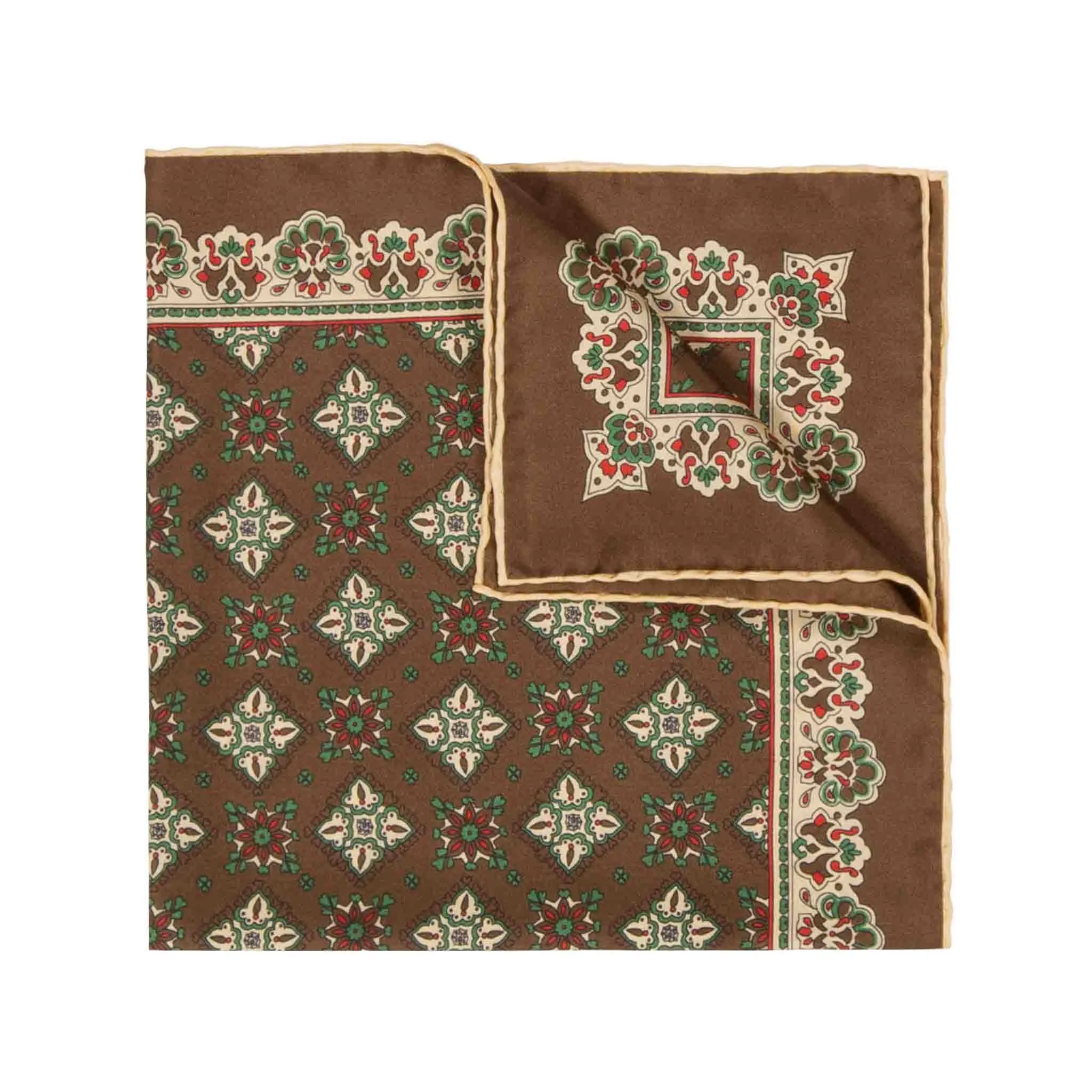 Cocoa Beans Amarone Pocket Square
