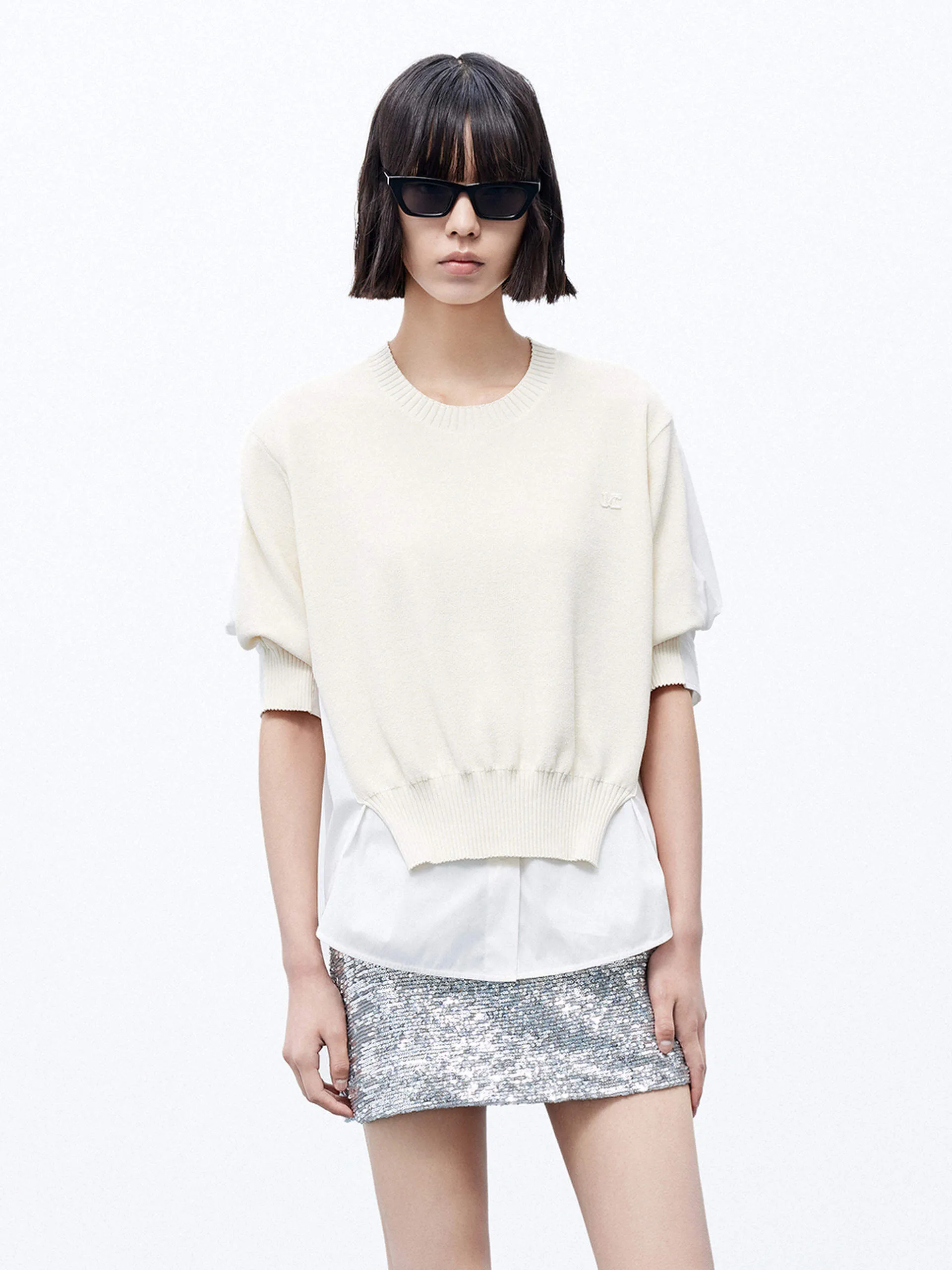 Color Block Layered Top