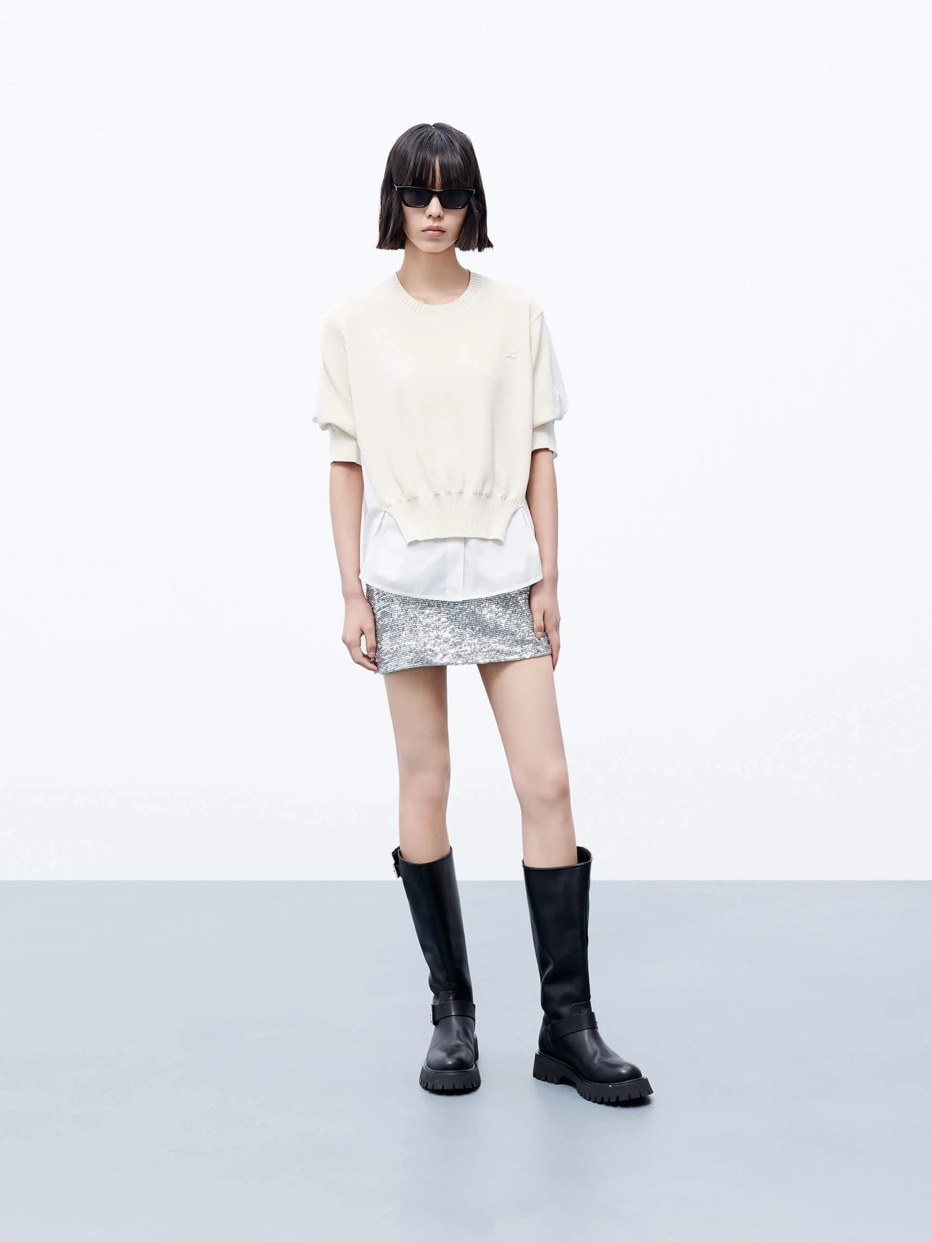 Color Block Layered Top