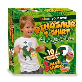 Colour Your Own Dinosaur T-Shirt Boxset