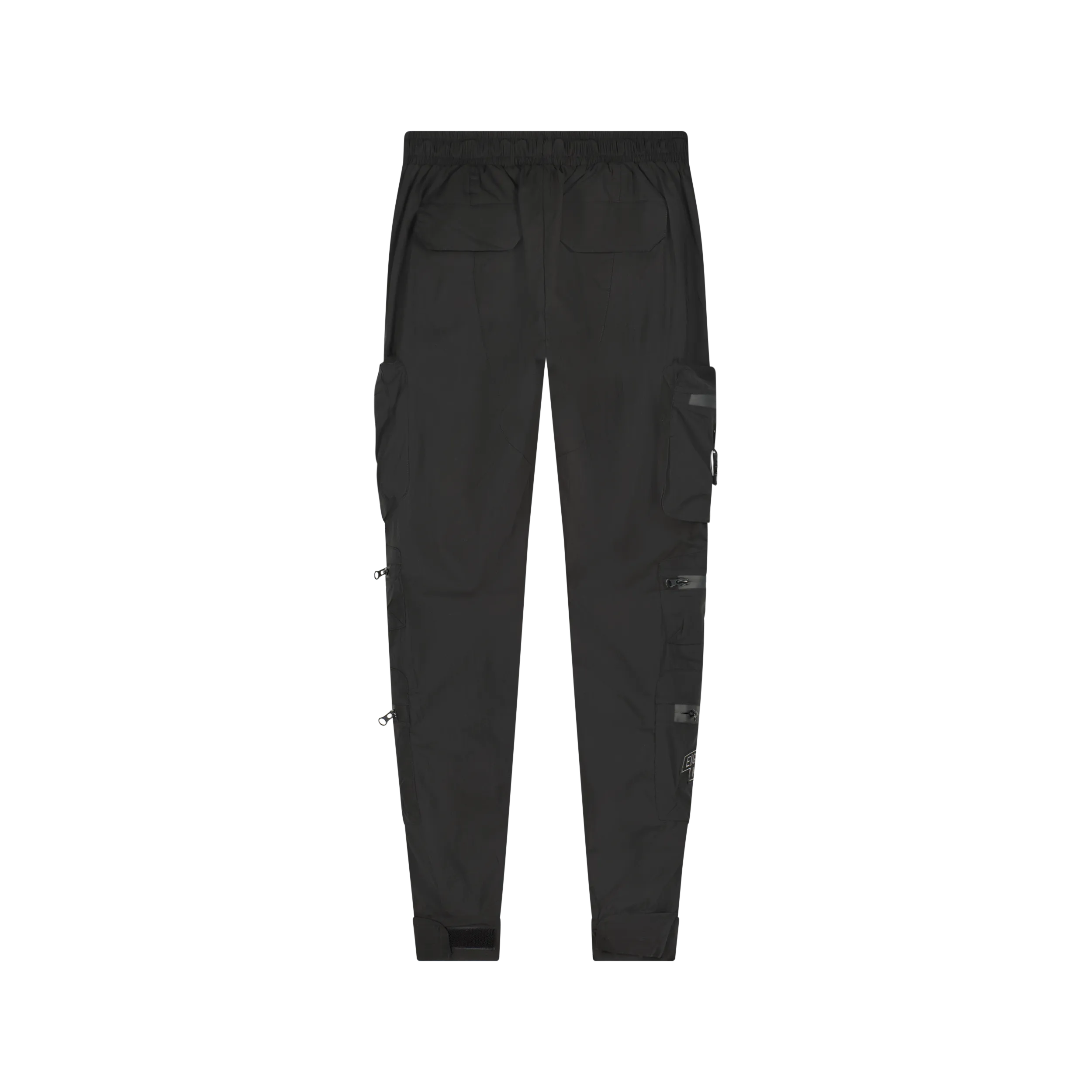 Combat Nylon Joggers Black