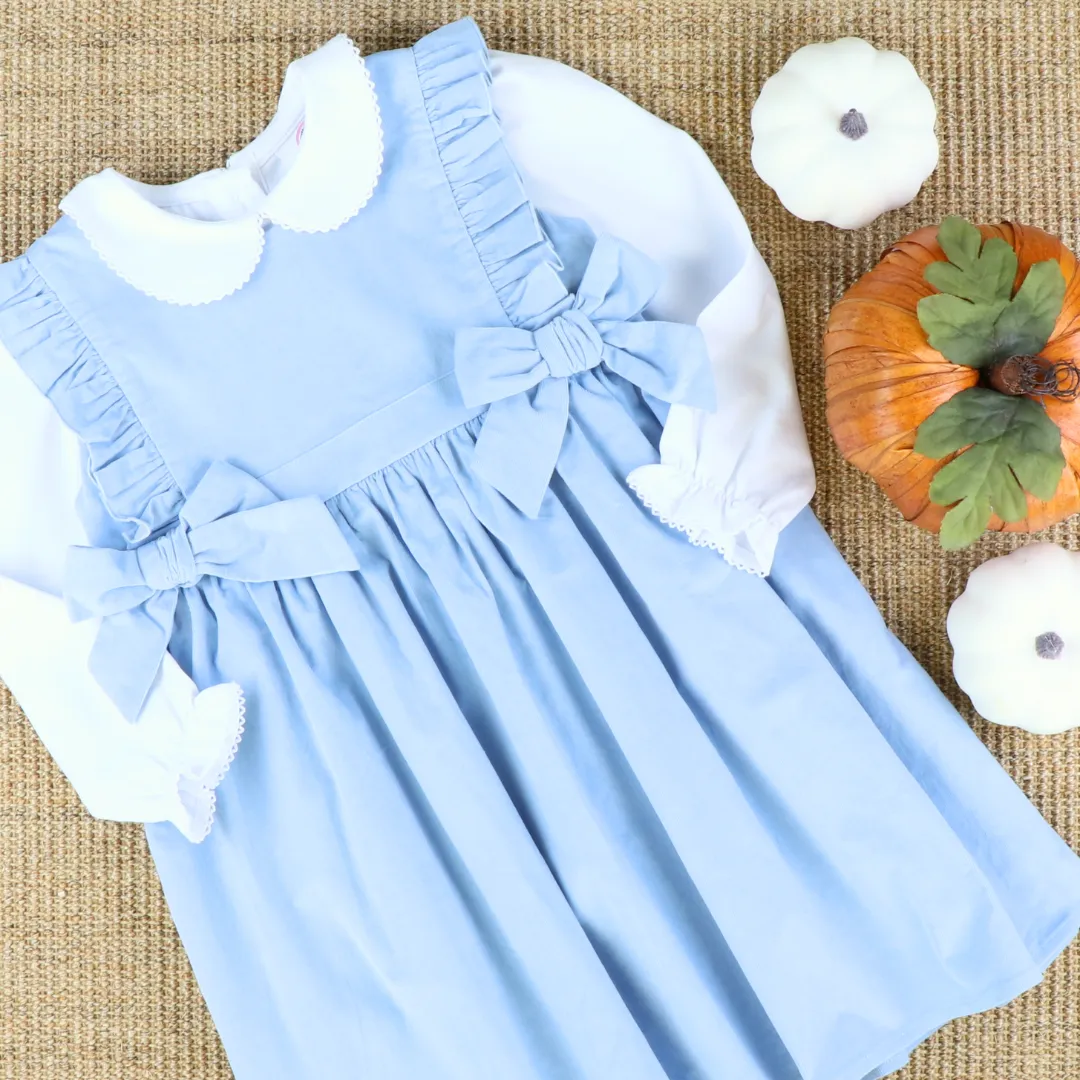 Corduroy Jumper - Light Blue