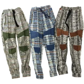 Corduroy Quilted Hand Woven Jogger