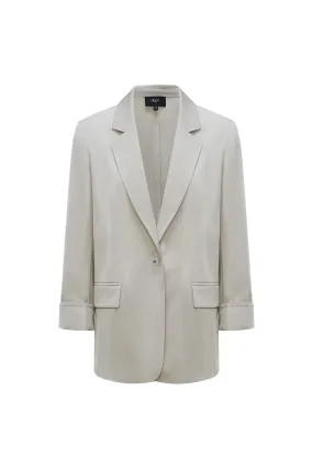 Cropped Sleeve Blazer