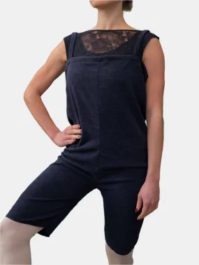 Dark Blue Warm-up Dance Romper MP925