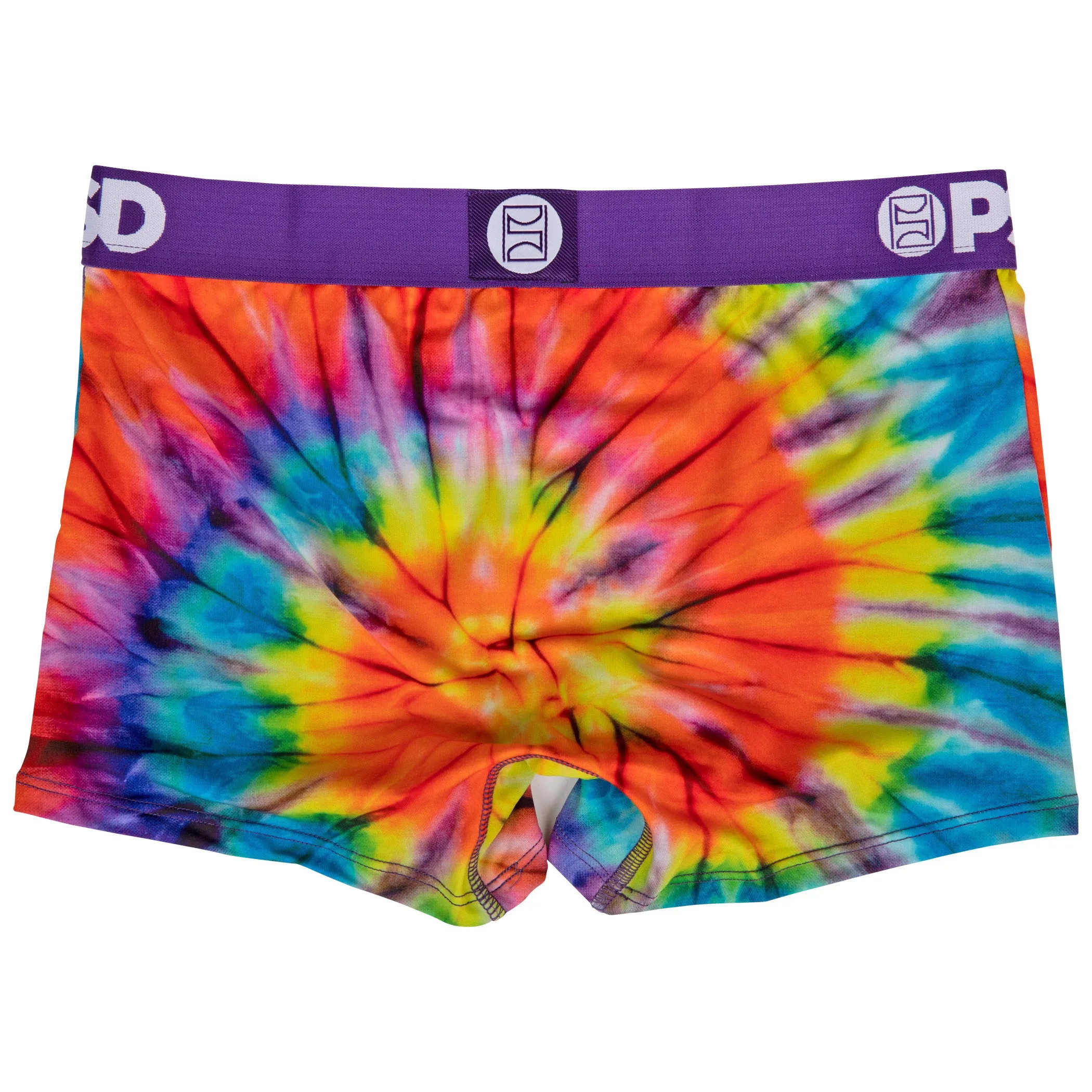 DC Wonder Woman Symbol Tie Dye Microfiber Blend Boy Shorts Underwear