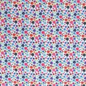 Deadstock Cotton Lawn - Rainbow Ditsy Floral