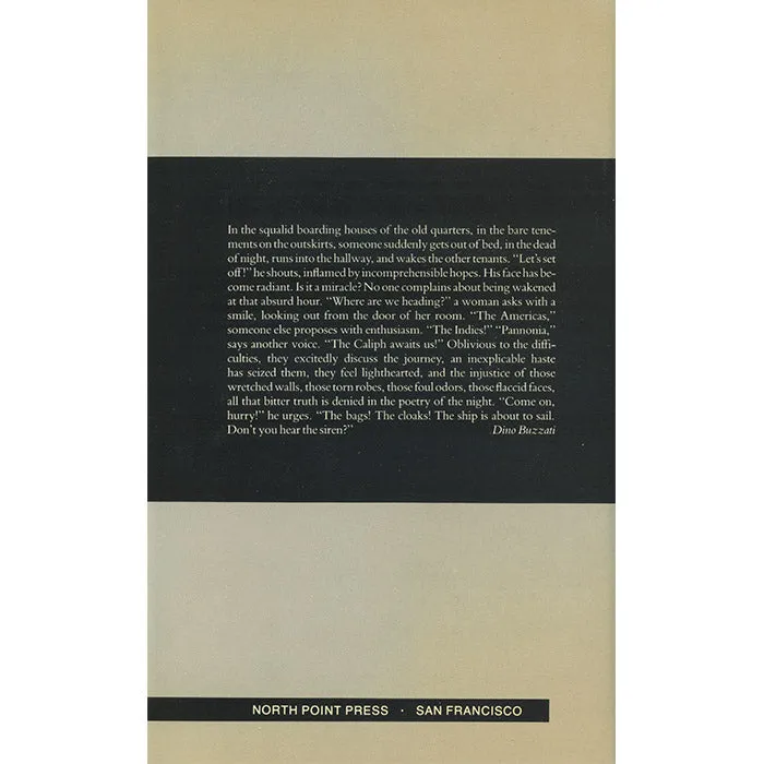 Dino Buzzati: Restless Nights and The Siren story collections