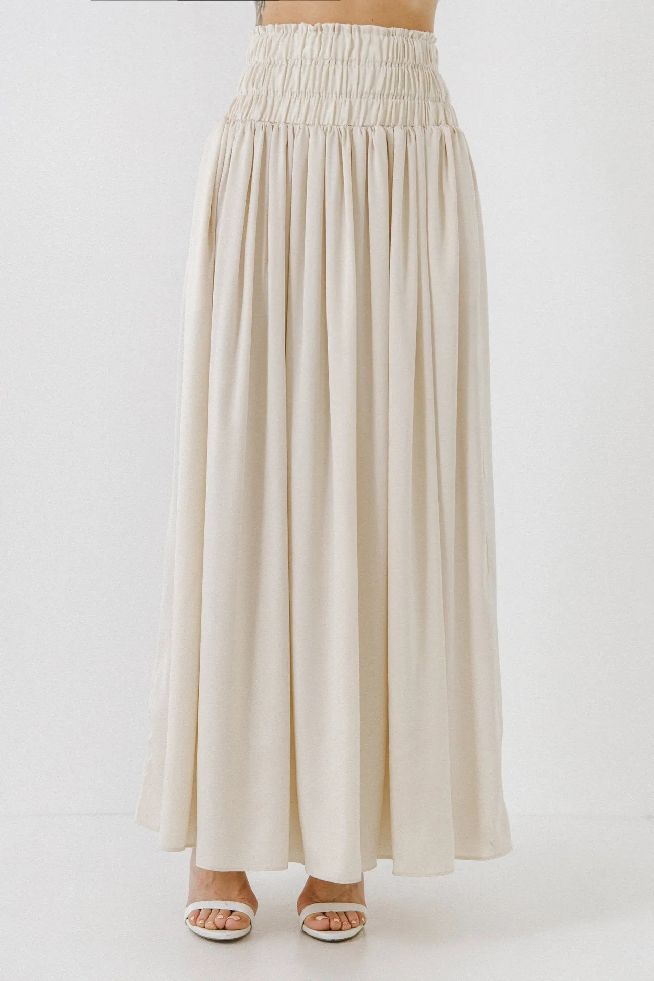 Endless Rose - Elastic Waist Maxi Skirt