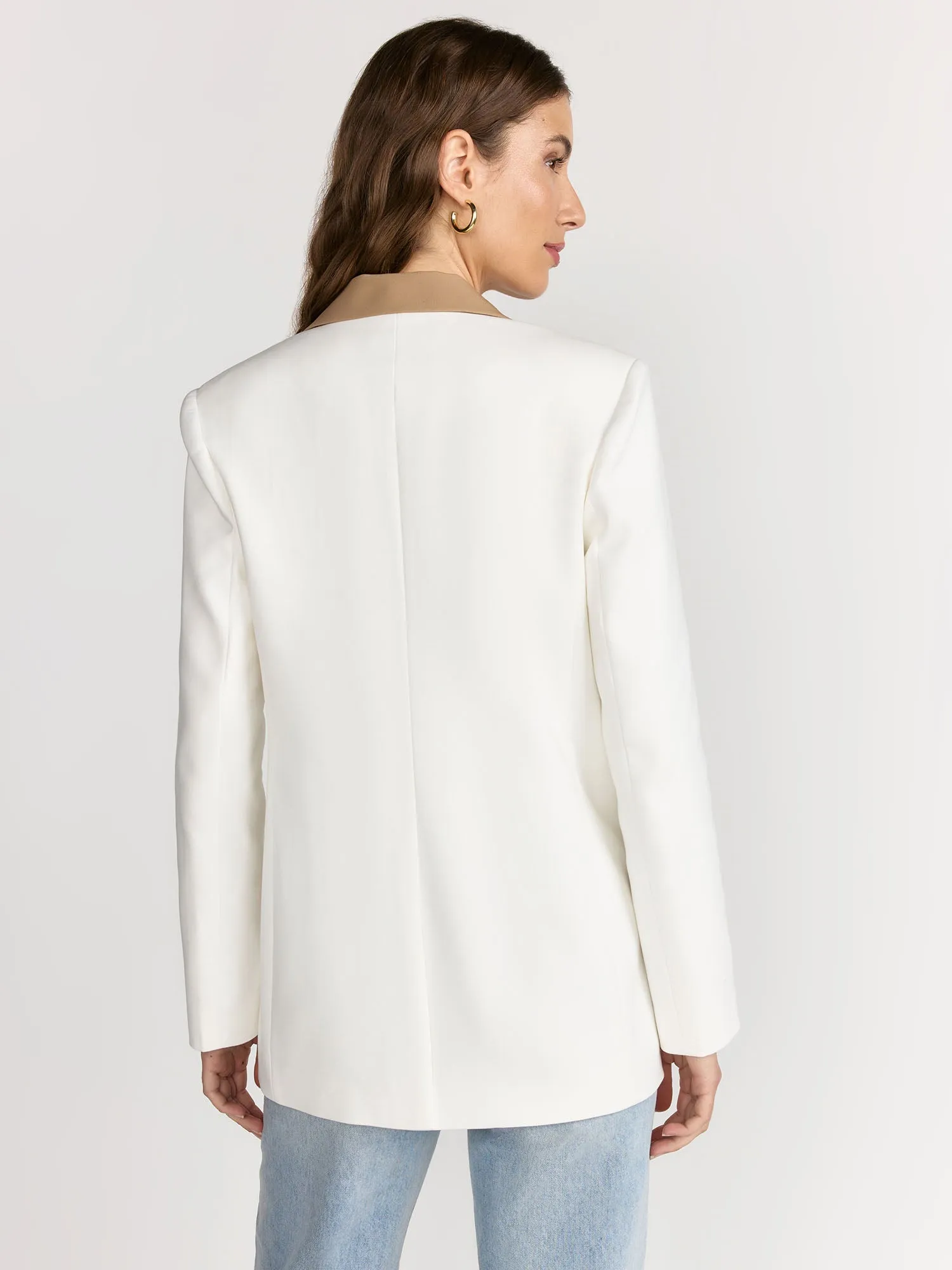 Endless Rose Long Sleeve Colorblock Collared Blazer - Brands We Love