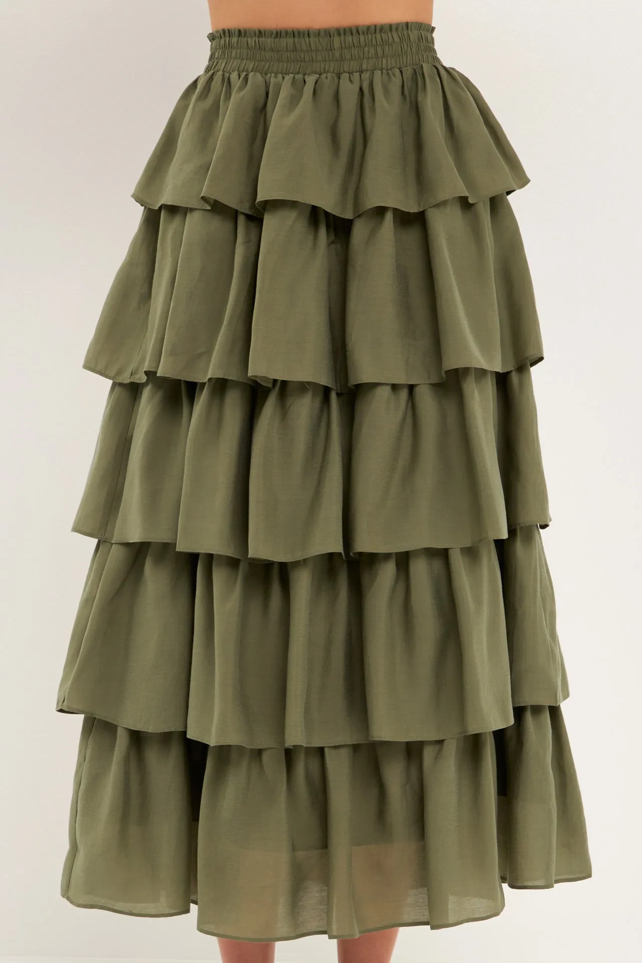 Endless Rose - Tiered Midi Skirt